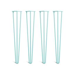 4 X Duck Egg Hairpin Legs - All Sizes. Including Free Screws & Protector Feet