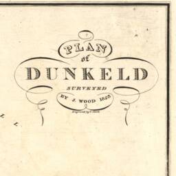 Dunkeld Map - Old Of Perth & Kinross Wall Art Print Antique Maps Ancient Scotland History John Wood 1823 - thumbnail 2