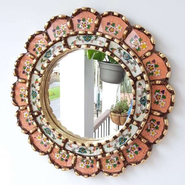 "Peruvian Mirrors ""Harmoniosa 30cm Melon" - image 1