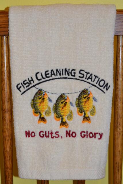 Fishing Bathroom Hand Towel - image 1