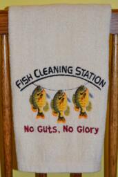 Fishing Bathroom Hand Towel