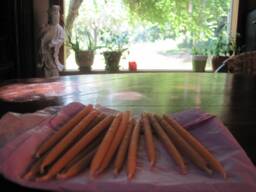 108 Small Beeswax Taper Candles(40 Minute Burntime - thumbnail 1