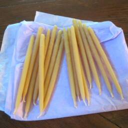 108 Small Beeswax Taper Candles(40 Minute Burntime - thumbnail 2