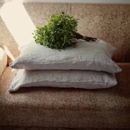 Softened Linen Pillow Cover, 20x26 - thumbnail 4