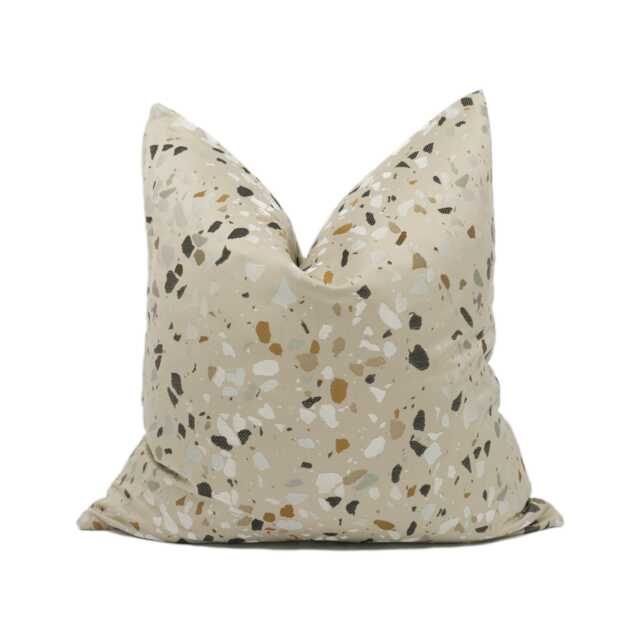 Kuka Home - 22630 Lastrico 20 Terrazzo Inspired Jacquard Woven Cushion Cover Handmade Throw Pillow Designer D??cor - image 1