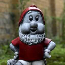 Amazing Football Gnome Sculpture Concrete Playful Statue Stone Fun Garden & Home Decor For Sports Lovers Cement Yard Ornament Gift - thumbnail 2