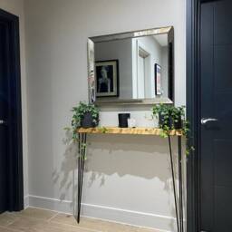 Live Edge Wood Console Table With Hairpin Legs Dispatch 48H - thumbnail 2