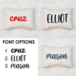 Personalized Name Pillow, Nursery Baby Pillow, Kid's Room D??cor, D??cor - thumbnail 4