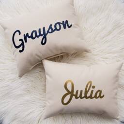 Personalized Name Pillow, Nursery Baby Pillow, Kid's Room D??cor, D??cor - thumbnail 2