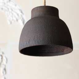 Ceramic Lamp Shade, Pendant Lights, Nature Home Decor - thumbnail 2