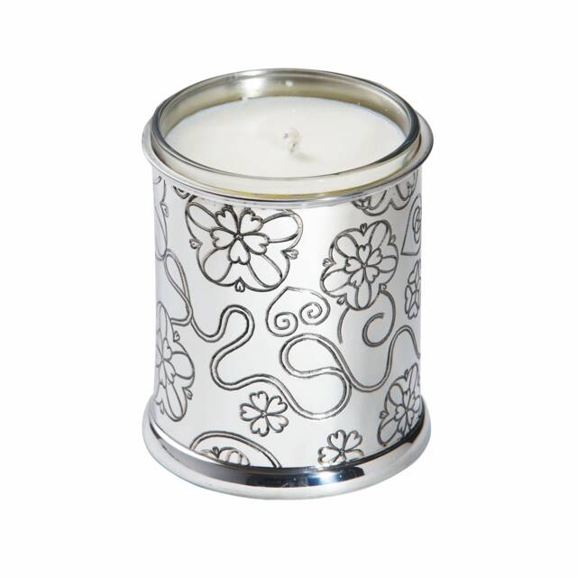 Yorkshire Rose Pewter Candle Votive - Wentworth - image 1