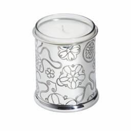 Yorkshire Rose Pewter Candle Votive - Wentworth - thumbnail 2