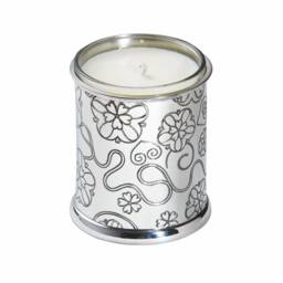 Yorkshire Rose Pewter Candle Votive - Wentworth - thumbnail 1