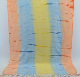 Turkish Towel, Dye Beach Towel, Turkish Peshtemal, 38''x65 - thumbnail 1