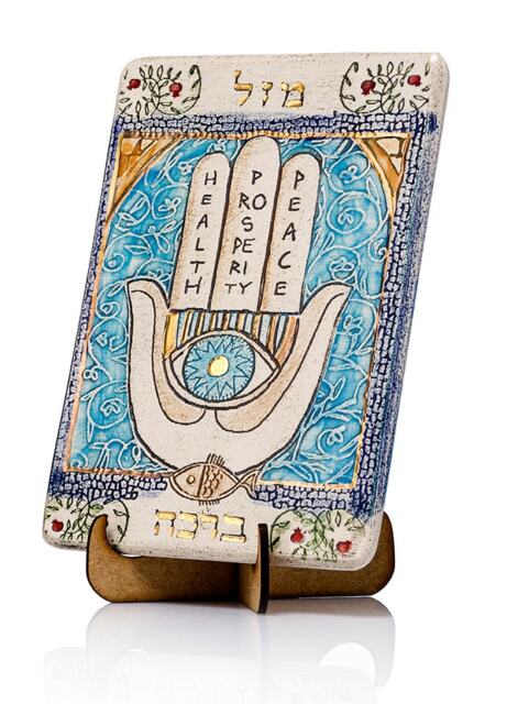 Hamsa - Ceramic Wall Plaque Decoration - image 1