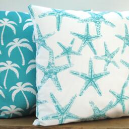 One Premier Prints Indoor/Outdoor Turquoise Pillow Covers, Cushion, Decorative Pillow, Throw Pillow - thumbnail 2