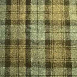 Abraham Moon Teal, 100% Wool Plaid, Small Checked Tartan Cushion Cover - thumbnail 3
