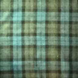 Abraham Moon Teal, 100% Wool Plaid, Small Checked Tartan Cushion Cover - thumbnail 2