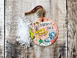 Belfast Little Landmark Ceramic Hanging Decoration Christmas With Year