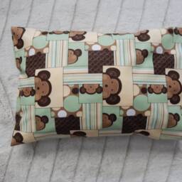 Monkey Cotton Pillow Case/ Newborn Toddler Children Kids Case/Boy's Girl's Case - thumbnail 2