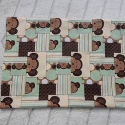 Monkey Cotton Pillow Case/ Newborn Toddler Children Kids Case/Boy's Girl's Case - thumbnail 3