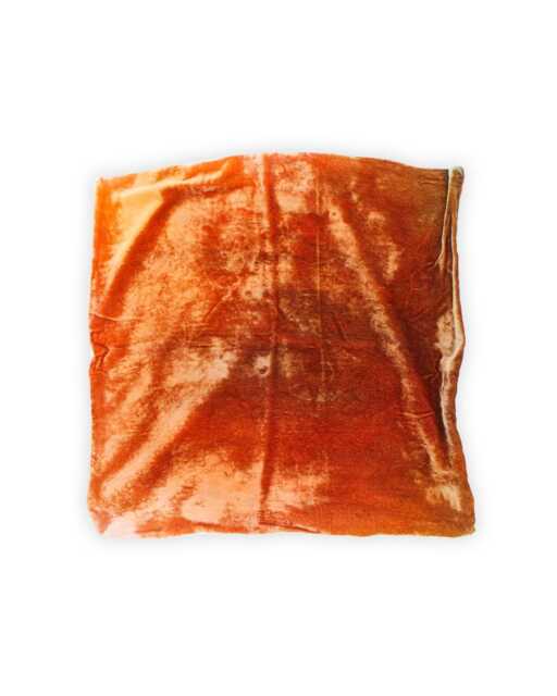Copper Brown Silk Velvet Pillow Cover - image 1