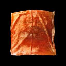 Copper Brown Silk Velvet Pillow Cover - thumbnail 2