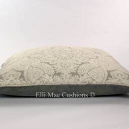 Jab Luxury Designer Traditional Grey White Cushion Pillow Throw Cover - thumbnail 2