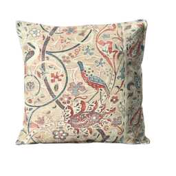 William Morris Bullerswood Cushion Cover Arts & Crafts Linen Blend Throw Pillow - thumbnail 1