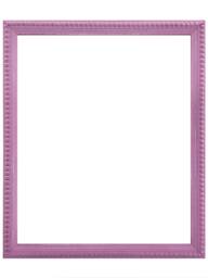 Crown Purple Wooden Picture Frame Distressed Bobbin Design
