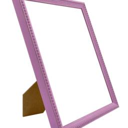 Crown Purple Wooden Picture Frame Distressed Bobbin Design - thumbnail 2