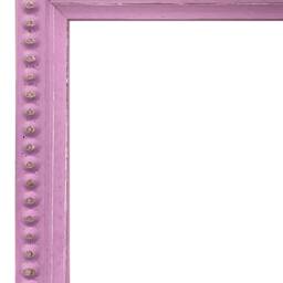Crown Purple Wooden Picture Frame Distressed Bobbin Design - thumbnail 3