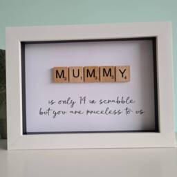 Mum Gift, Mummy Gift For Mum, Quote, Priceless Scrabble Tile Frame, Mother's Day Gift, Christmas, Present, Sentimental - thumbnail 3