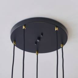 Modern 5-Light Spiral Pendant Light Industrial Mid-Century Chandelier - thumbnail 4