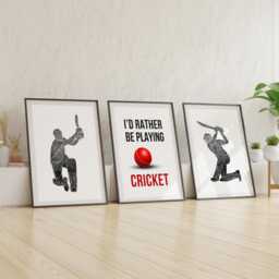 Cricket Wall Art, Choice Of 6 Prints, Boys Bedroom Decor, Teen Decor - thumbnail 1
