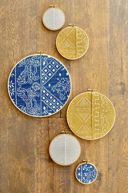 African Mudcloth Gallery Wall Hanging Decor Set - image 1