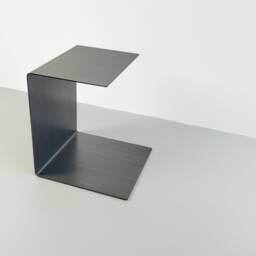Industrial Metal C Side Table Minimalist Sofa Table - thumbnail 3