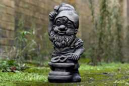 Garden Gnome Statue Outdoor With Hammer Decoration Concrete Industrious Sculpture Home Yard Art Gnome Lover Gift Lawn Ornament - thumbnail 1