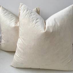 Luxury 100% Duck Feather Cushion Inserts Pads - No Decorative Cushion Covers Included - thumbnail 2