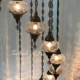 Chandelier With 15 Cracked Globes - Water Drop Model , Id147 - thumbnail 4