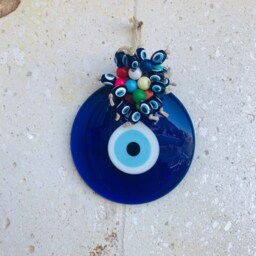 Turkish Evil Eye , Wall Hanging Good Luck Amulet Decorative, Charm - thumbnail 2