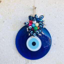 Turkish Evil Eye , Wall Hanging Good Luck Amulet Decorative, Charm - thumbnail 4