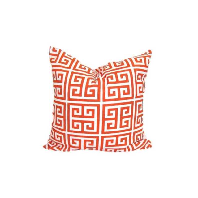 Orange Outdoor Pillow Covers, Outdoor Cover For 16x16, 18x18, 20x20 Inserts, All Sizes - image 1