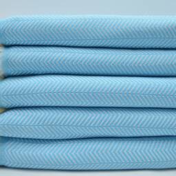 "Bright Turquoise Blanket, Throw, Cover, 79""x89" - thumbnail 2