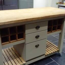 Bespoke Farmhouse Kitchen Island - The Oban - thumbnail 2