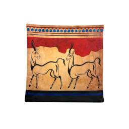 Decorative Pillow Case Animal Print Cushion Cover Modern Rustic Home Decor Antelope - thumbnail 3