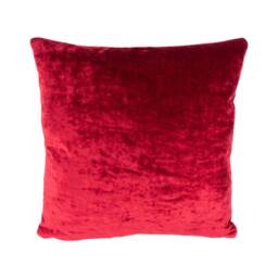 stunning Red Designer Crushed Velvet Cushion Cover Home Decor Throw Pillow - thumbnail 2