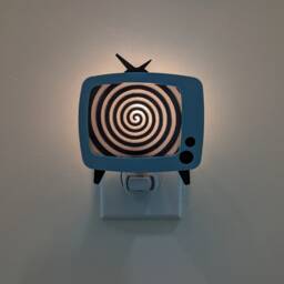 Retro Tv Acrylic Night Light - thumbnail 2