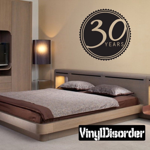 30 Years Celebrations - Vinyl Wall Decal Quotes Sticker Ce03530Yrsviiiet - image 1