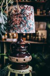 Empire Ceiling Standing Handmade Batik Lampshade , Home Decor Ideas - All Sizes Morning Mist - thumbnail 1